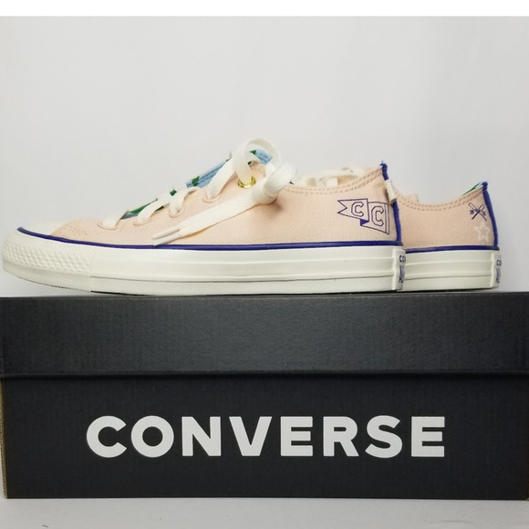 Converse  Unisex Prep Oxfords Women Size 5.5 Peach/Blue A10919F  NWT - Picture 1 of 10